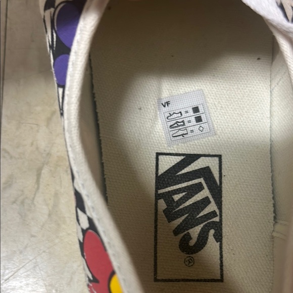 Vans size 8 Women's Floral Canvas Sneakers Multicolor LIKE NEW AMAZING CONDITION - Picture 10 of 13